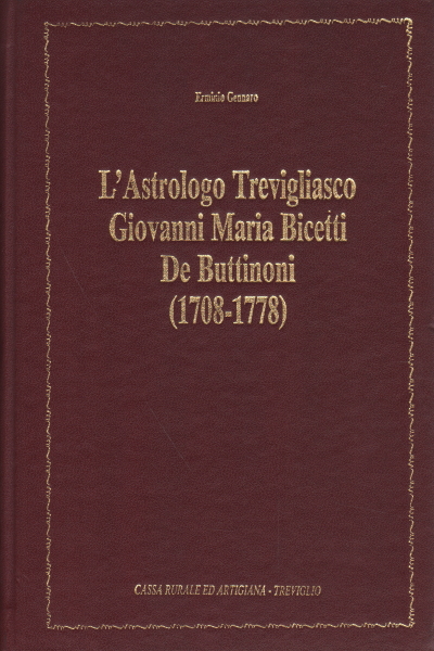 L'Astrologo Trevigliasco Giovanni Maria Bicetti D, Erminio Gennaro