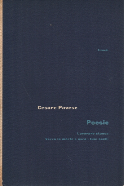 Poesie Cesare Pavese Poesia Italiana Poesia Libreria Dimanoinmano It