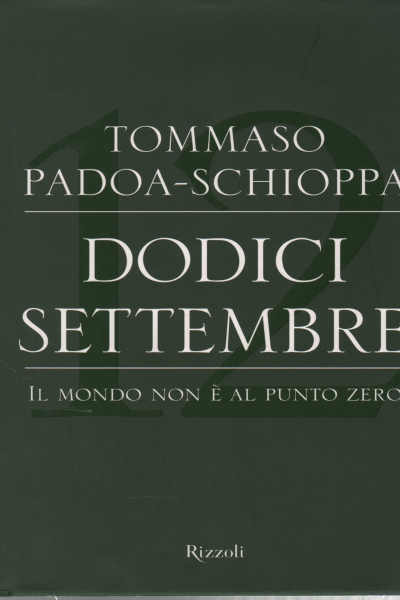 Dodici settembre, Tommaso Padoa-Schioppa