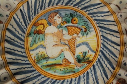 Particolare Crespina in maiolica XVII sec