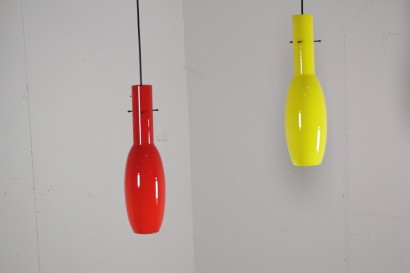 Lampadario anni '70 vetri colorati, modernariato, vintage, #dimanoinmano, #modernariato, #vintage, #Lampadarioanni70vetricolorati, lampada vintage, lampada di modernariato, vintage italiano, modernariato italiano, di mano in mano, anticonline, lampada anni 70, anni 70