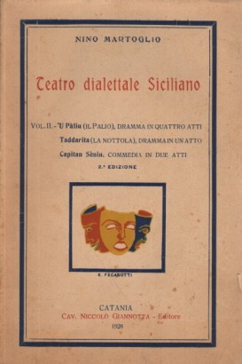 Teatro dialettale Sicialiano - Volume II