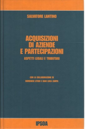 Acquisizioni di aziende e partecipazioni