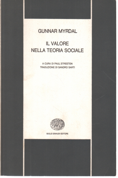 The value in social theory, Gunnar Myrdal