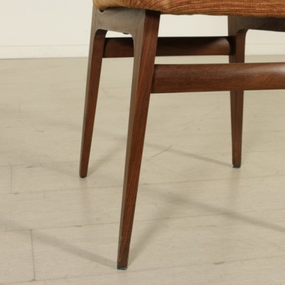 sedie, sedie anni 60, anni 60, sedie vintage, vintage italiano, design italiano, sedie di design, sedie di design italiano, sedie in teak, rivestimento in velluto, quattro sedie, di mano in mano, anticonline