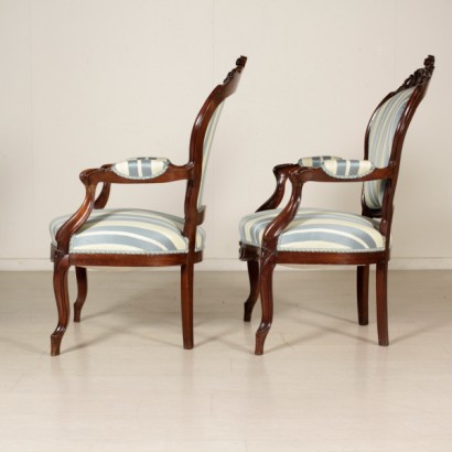 Pair of armchairs Louis philippe - the side