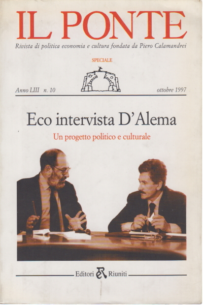 Eco interview, D'alema, Year LIII, no. 10, AA.VV.