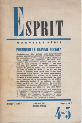 Pourquoi le travail social?