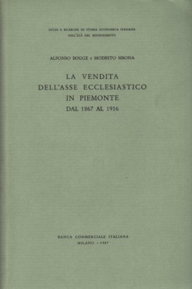 La vendita dell' asse ecclesiastico in Piemonte