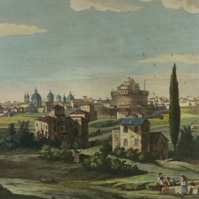 The etching by Giovanni Volpato and Francesco Pannini