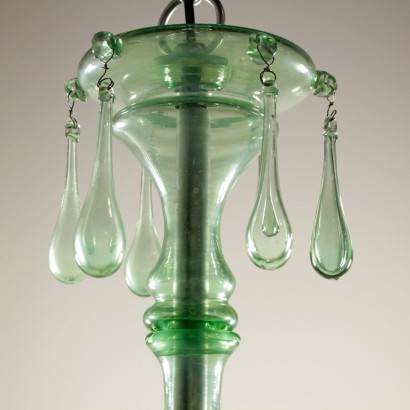 di mano in mano, lampadario a soffitto, lampada antica, lampada antiquariato, lampadario di antiquariato, lampada di murano, vetro colorato di murano, lampada 900, lampadario 900