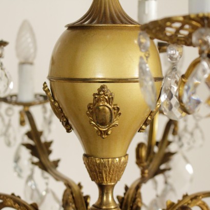 di mano in mano, coppia di lampadari a soffitto, lampadari a soffitto, lampadari antichi, lampadari di antiquariato, lampadari in cristallo, lampadari in bronzo, lampadari 900, lampadari primi 900, lampadari inizio 900