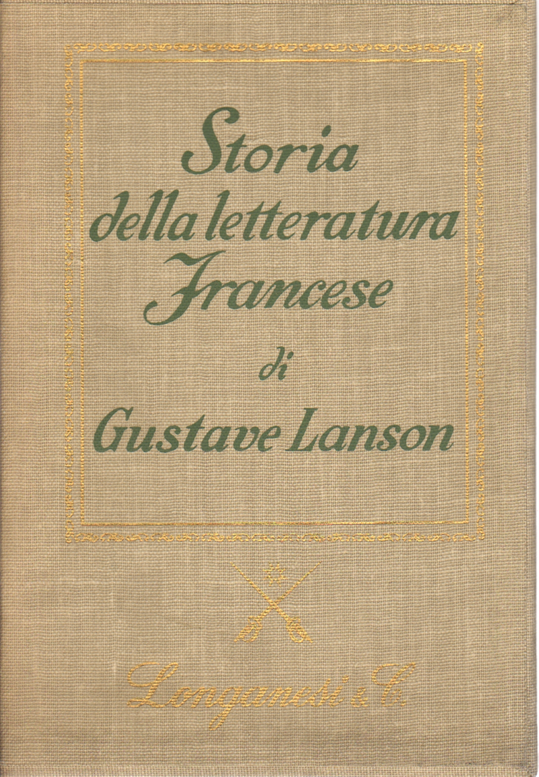 Storia della letteratura francese (2 volumi), Gustave Lanson