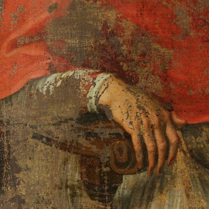 Retrato de un cardenal-detalle