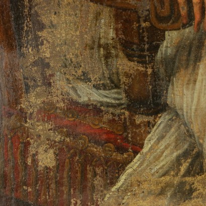 Portrait of a cardinal-detail