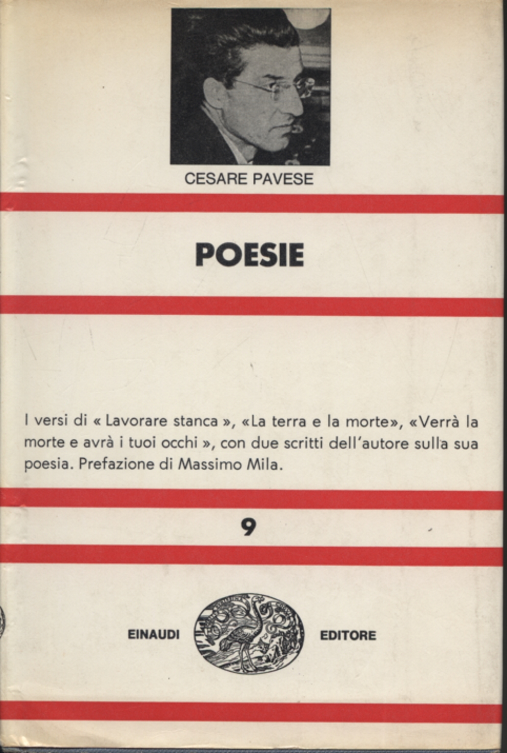 cesare pavese lavorare stanca poesia