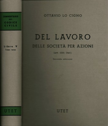 Del lavoro delle società per azioni