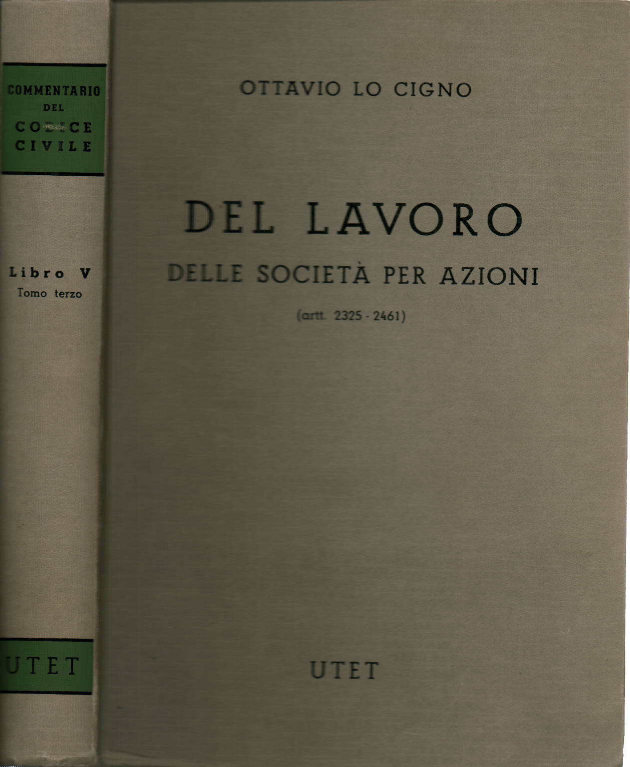 Del lavoro delle societ&#224; per azioni