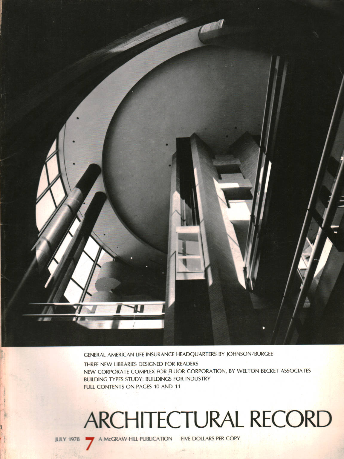 Architectural Record n.7 July 1978, AA.VV.