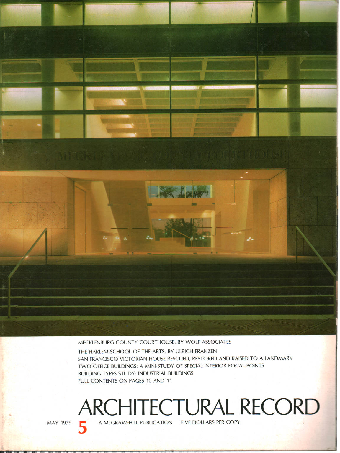 Architectural Record n.5 May 1979, AA.VV.