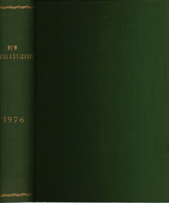 The new scholasticism Volume L 1976 n.1-2-3-4