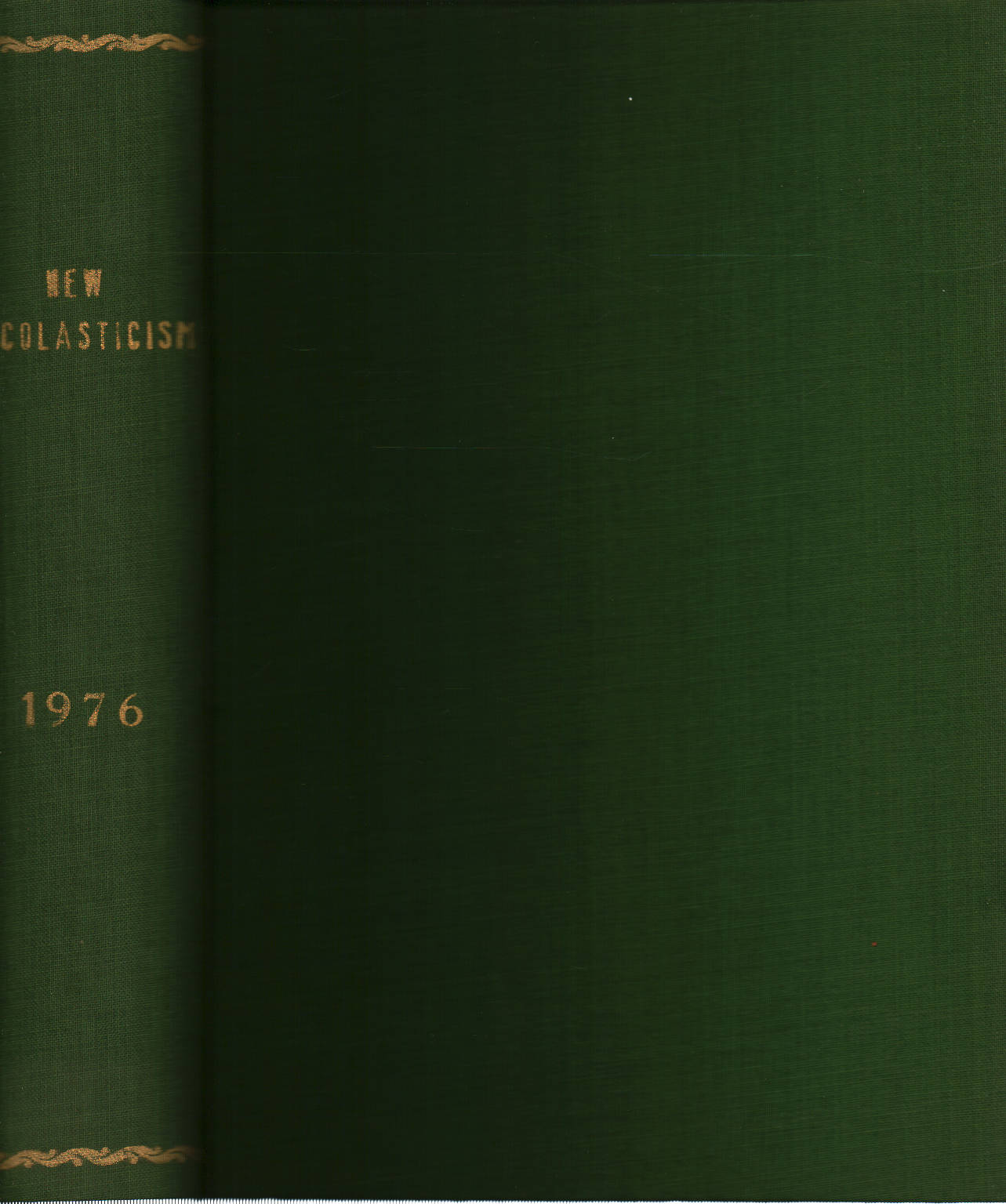 The new scholasticism Volume L 1976 n.1-2-3-4, AA.VV.