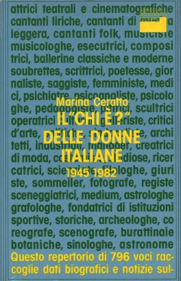 Il «chi è?» delle donne italiane