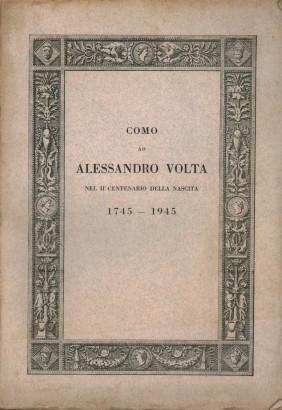 Como ad Alessandro Volta