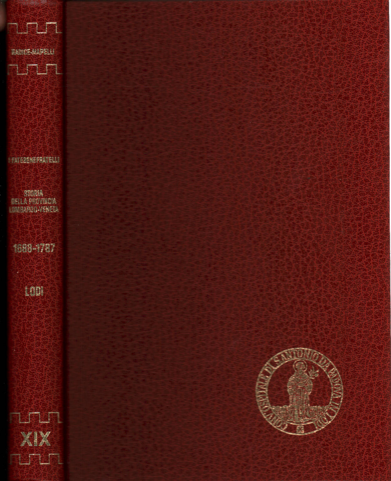 El Fatebenefratelli de la Historia de la Provincia de S. Am, Gianfranco Raíz Celestino Mapelli