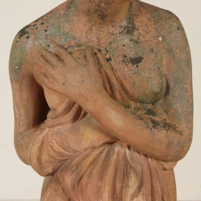 arte, arte italiana, pittura antica italiana, statua, statua in terracotta.