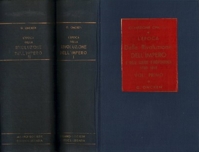 L'epoca della Rivoluzione,dell'Impero e delle guerre d'indipendenza 1789-1815 (2 Tomi)