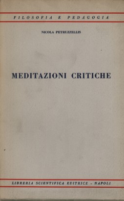 Meditazioni critiche