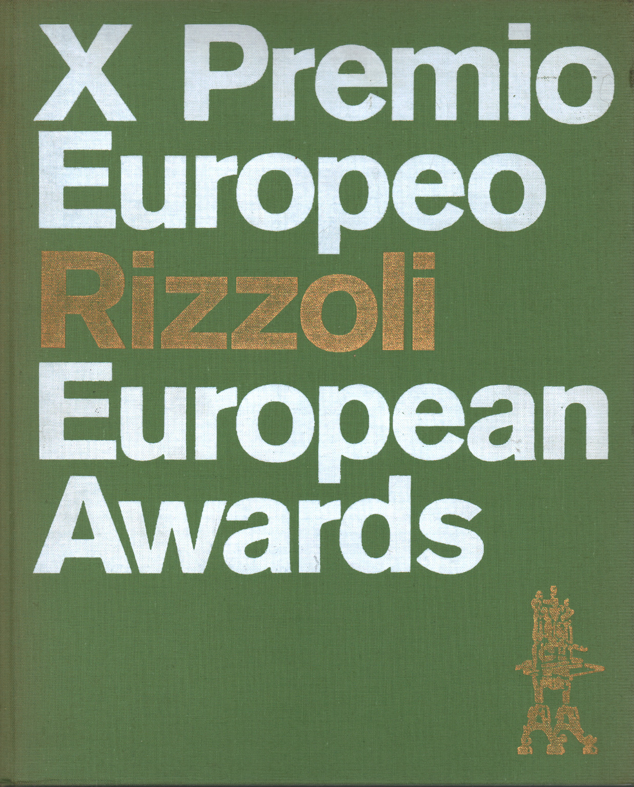X-Europäischer Preis Rizzoli. European Awards, s.zu.
