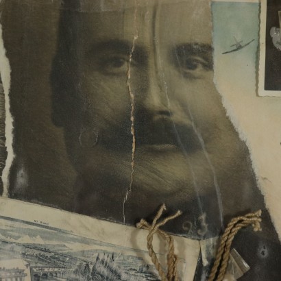 Collage of Daniel Spoerri-detail