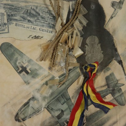 Collage of Daniel Spoerri-detail