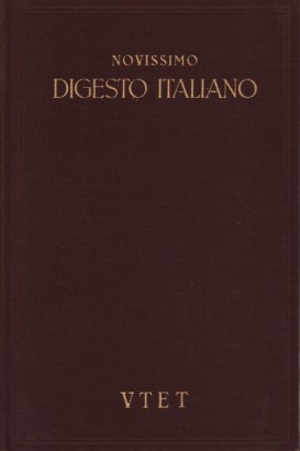 Novissimo digesto italiano. Volume XII: ORD-PES