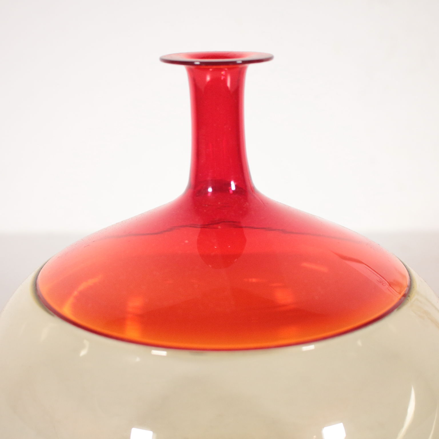 Vase by Tapio Wirkkala for Venini Blown Glass Murano Italy 1987 ...