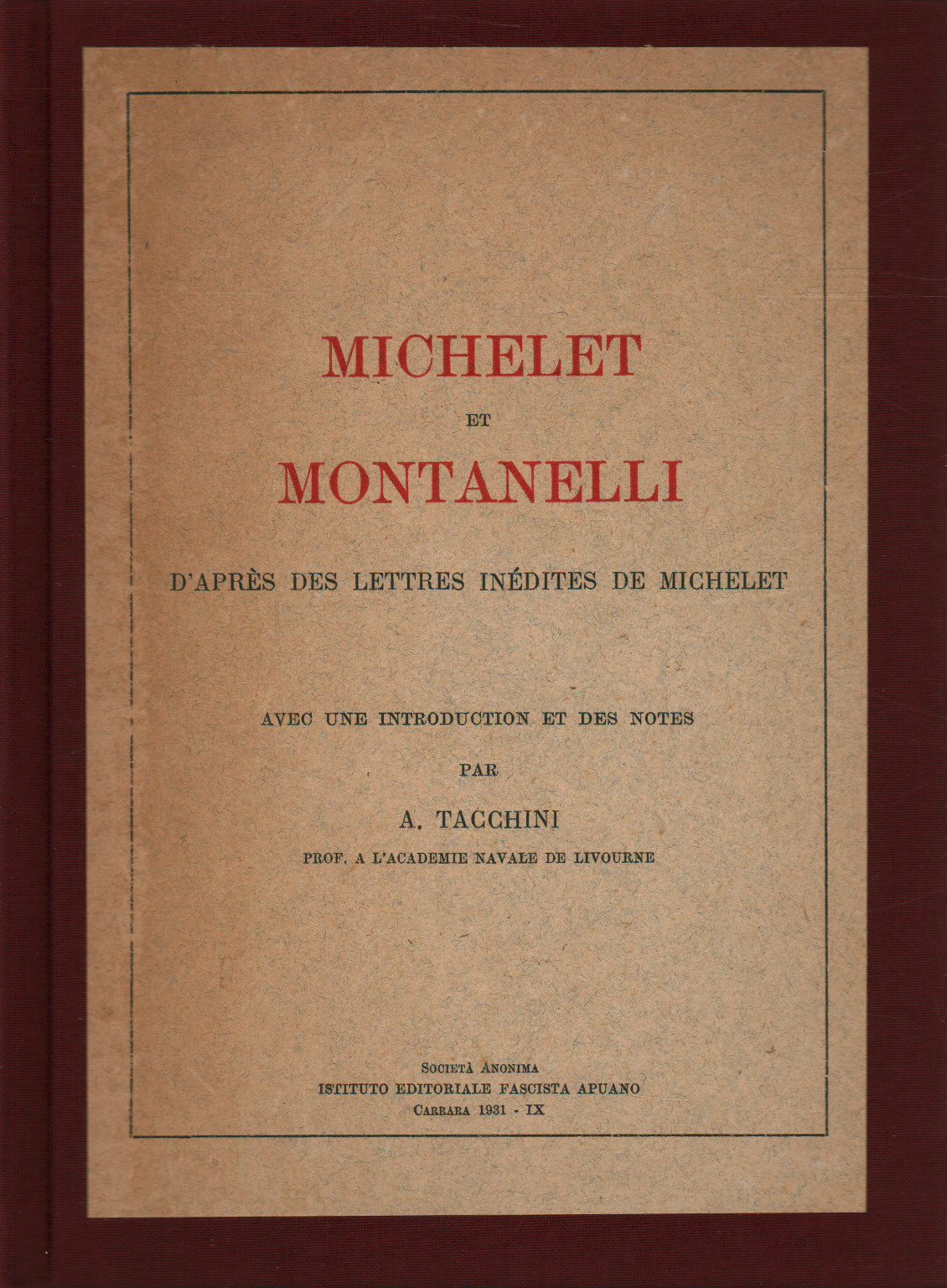 Michelet et Montanelli, s.a.