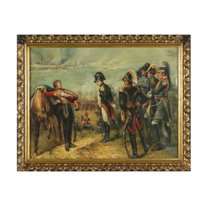 Ancient Painting-Scene Of Napoleon