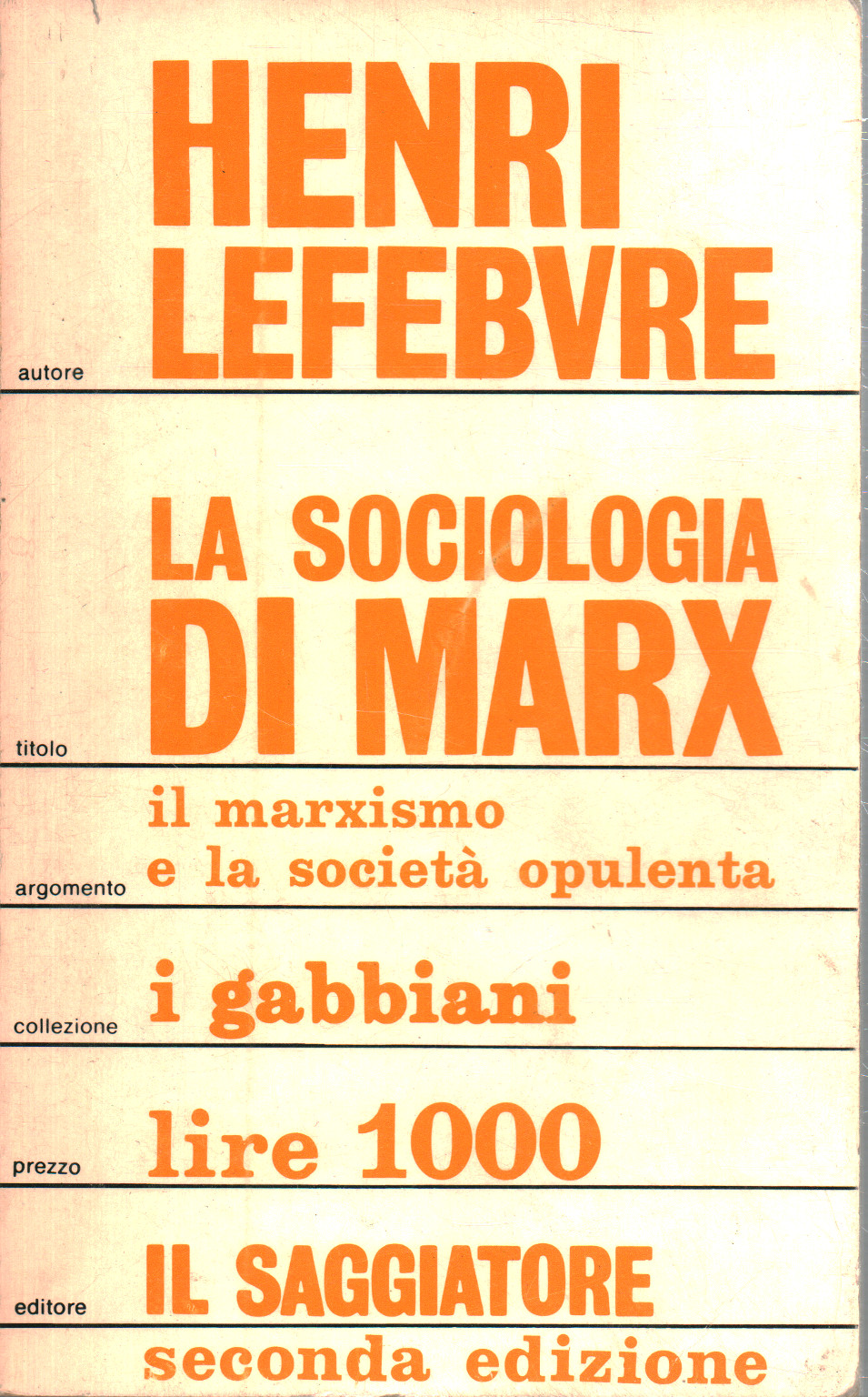 The sociology of Marx, s.a.