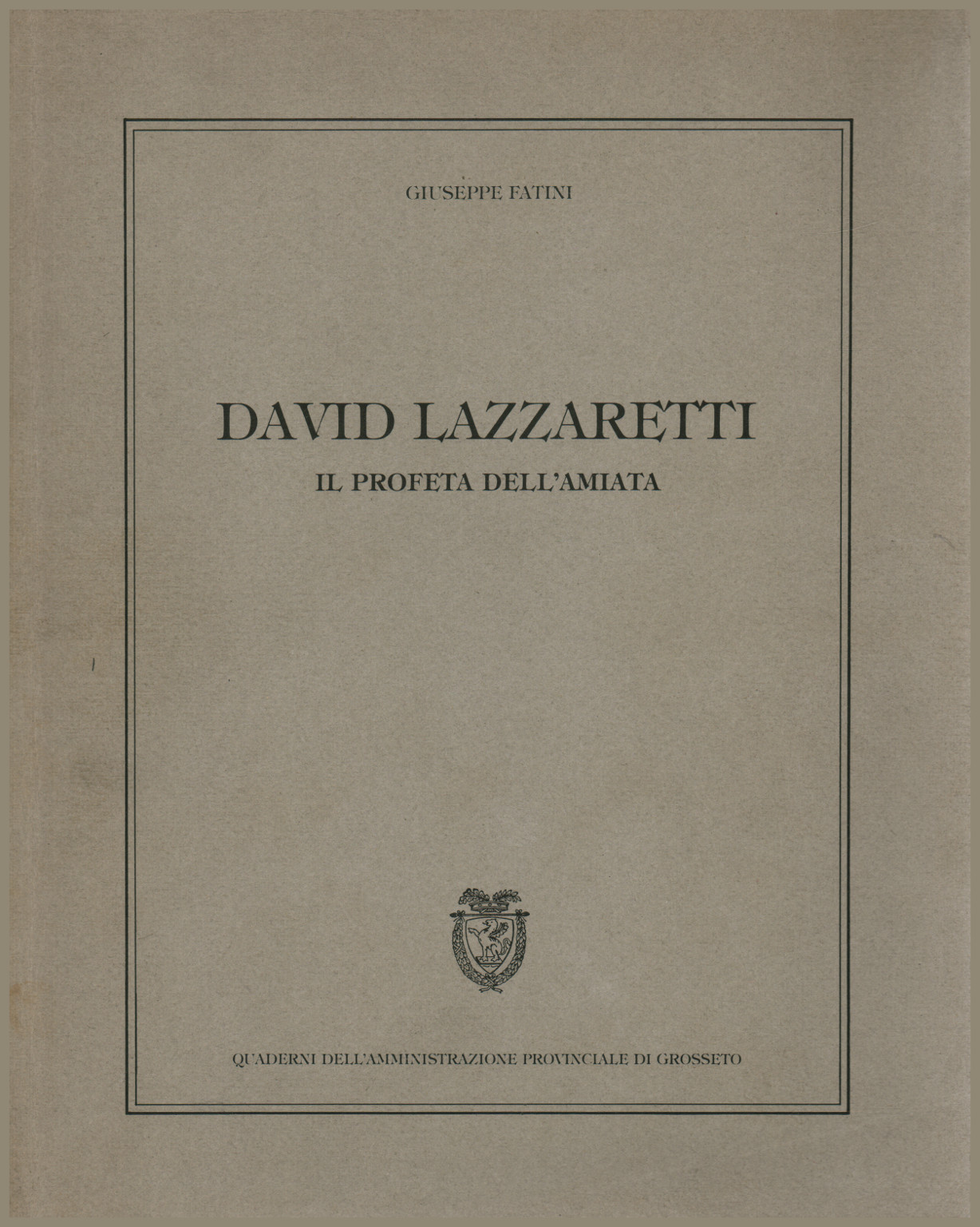 David Lazzaretti. Le prophète d'Amiata, s.a.