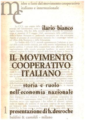 Il movimento cooperativo italiano