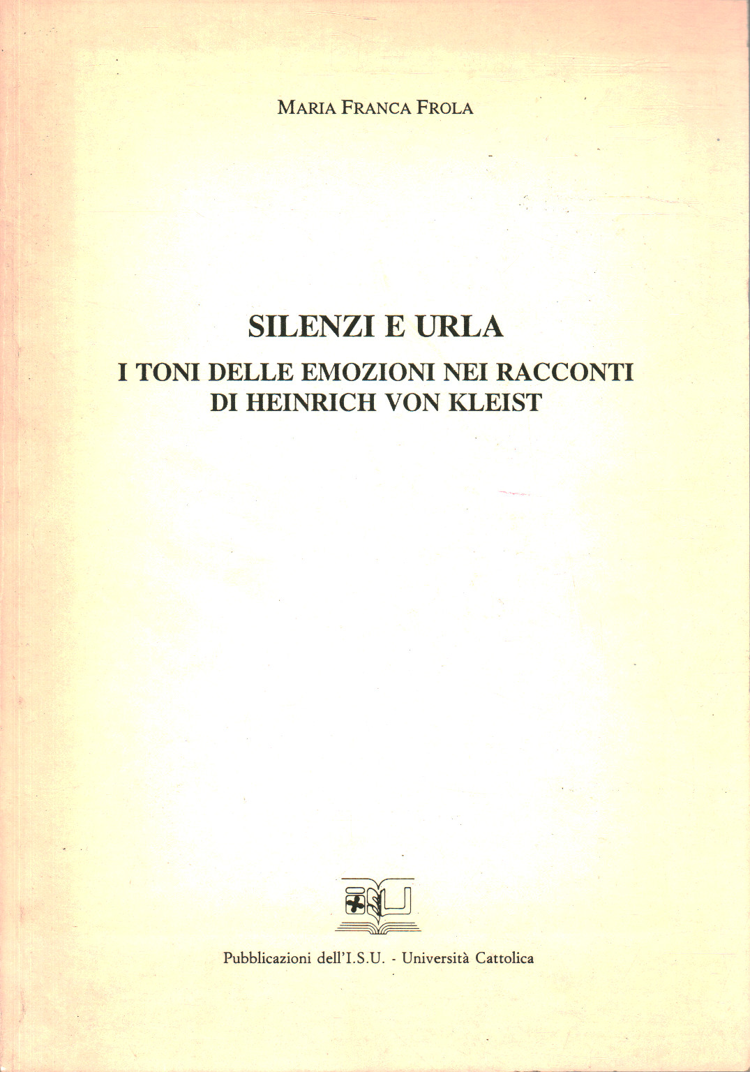 Silenzi e urla, s.a.