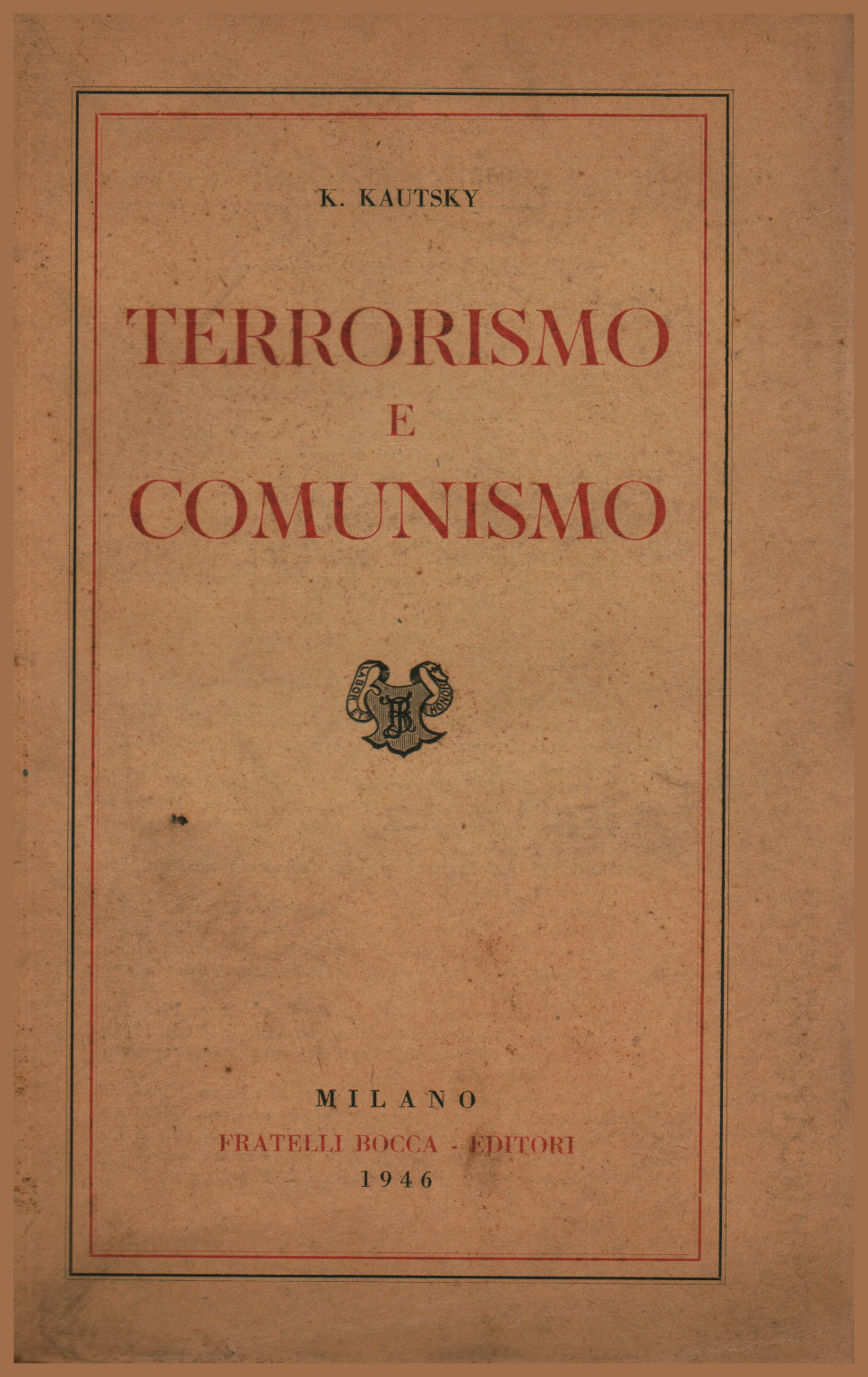 Terrorisme et communisme, s.a.