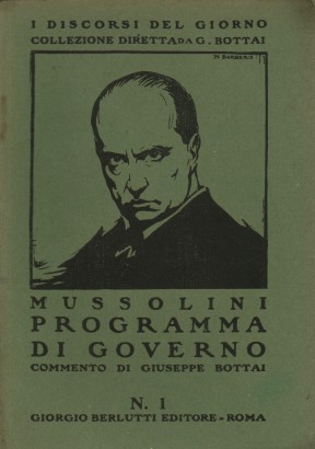 Mussolini programma di governo
