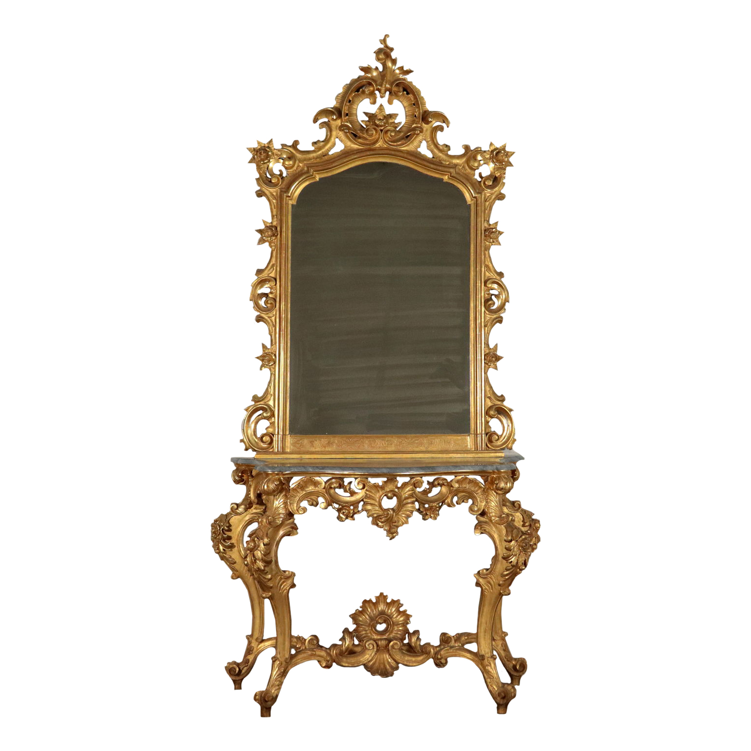 Louis Philippe Mirror with gilded legs