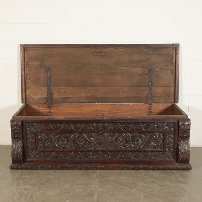 Mannerist Chest Walnut Italy 16th Century