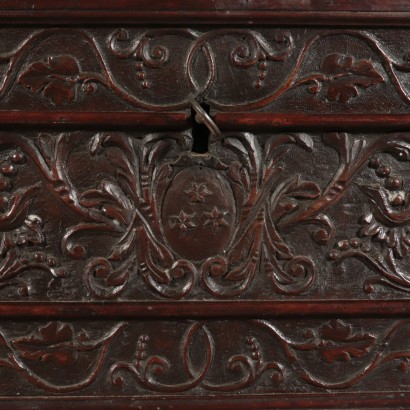 Mannerist Chest Walnut Italy 16th Century