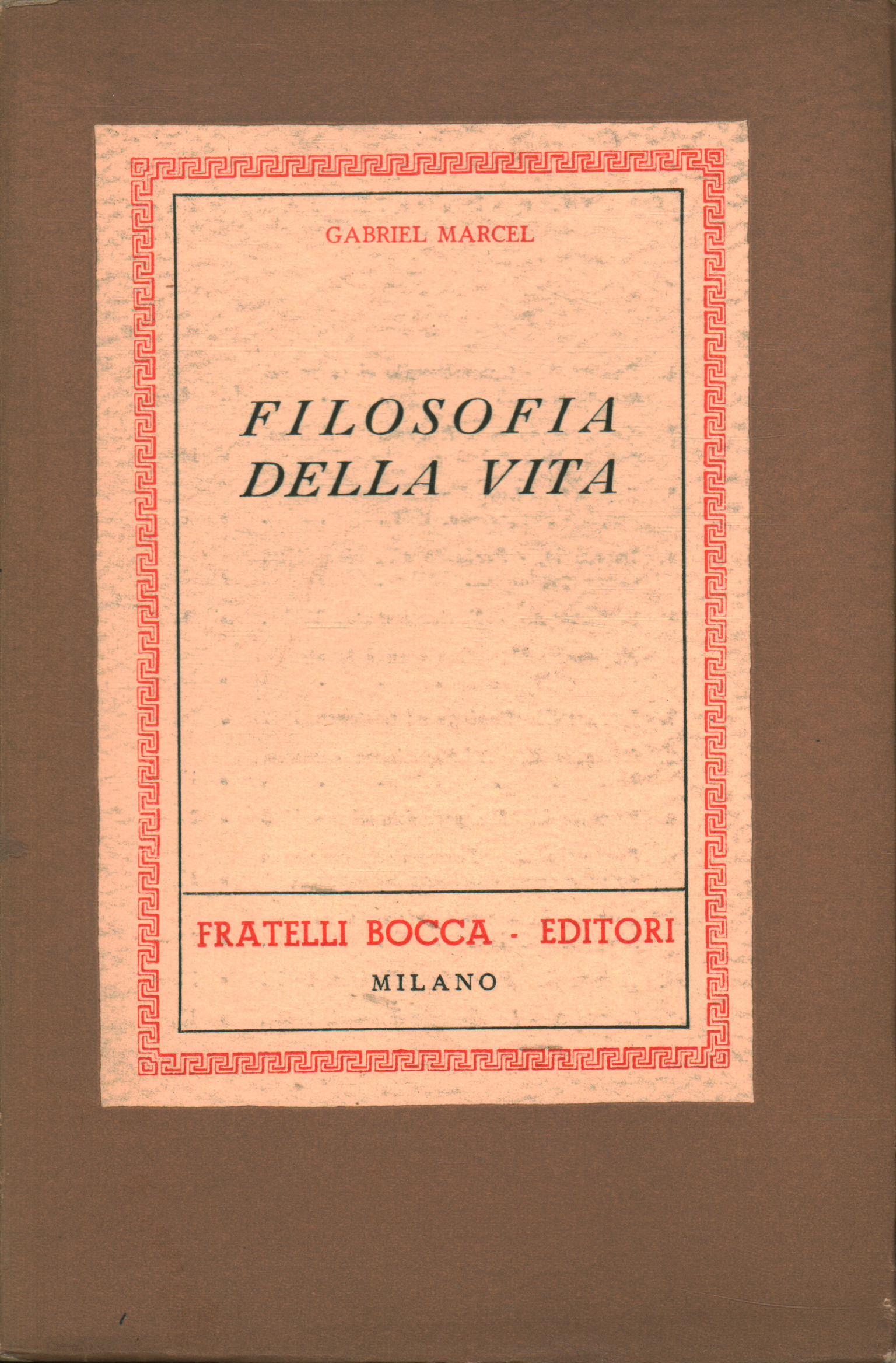 Filosofia Della Vita Gabriel Marcel Filosofia Contemporanea Filosofia Libreria Dimanoinmano It