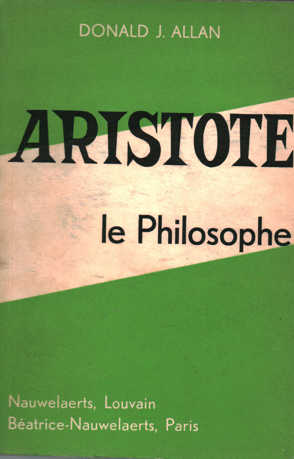 Aristote, Donald J. Allan